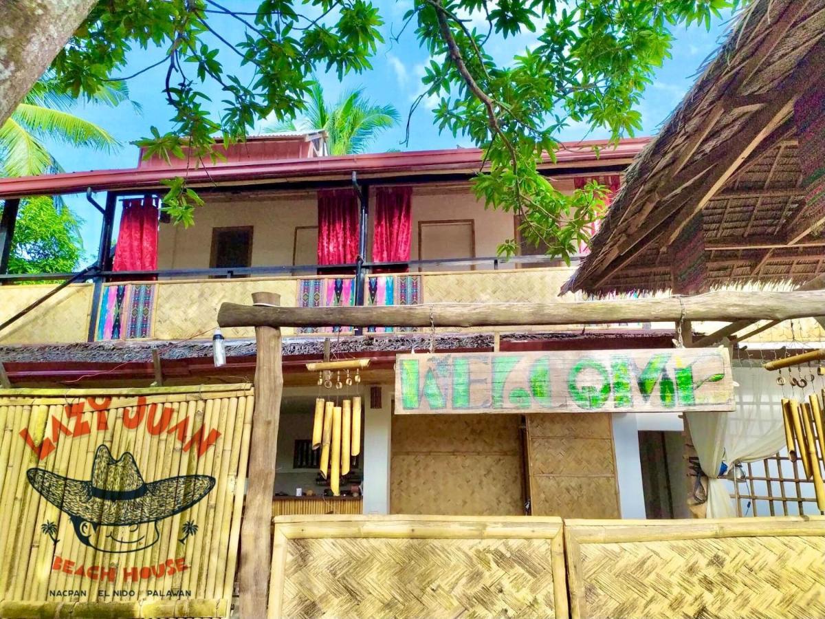 Lazy Juan Beach House Nacpan El Nido Bagian luar foto